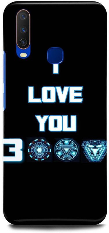 FUGGA Back Cover for Vivo Y15, 1901, I, LOVE, 3000, IRON, MAN, SUPER, HERO, AVENGER  (Multicolor, Hard Case)