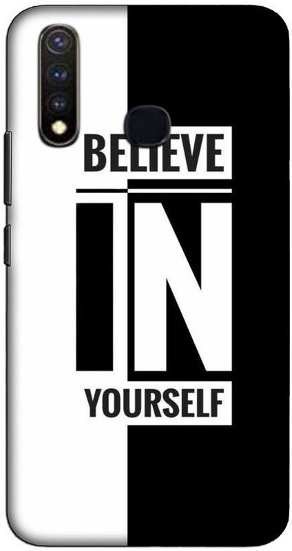 CROKIAN Back Cover for Vivo Y19 Believe in yourself Back Cover  (Multicolor, Hard Case, Pack of: 1)