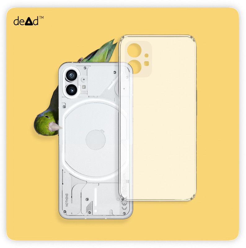 deAd Back Cover for Nothing Phone 1  (Transparent, Grip Case, Pack of: 1)