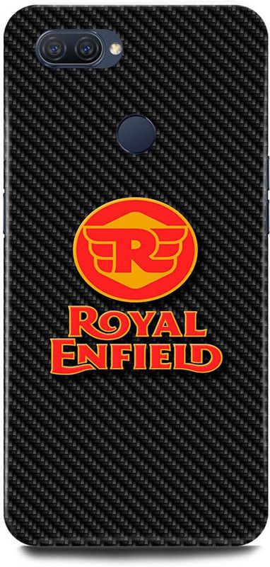 FRONK Back Cover for OPPO A7, CPH1901, ROYAL, ENFIELD, BULLET, CLASSIC, BIKE, LOVER, RACER  (Black, Hard Case, Pack of: 1)