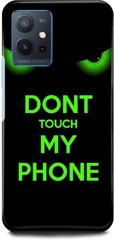 JUGGA Back Cover for OnePlus Nord CE 2 5G, DON’T, TOUCH, MY, PHONE  (Green, Hard Case, Pack of: 1)