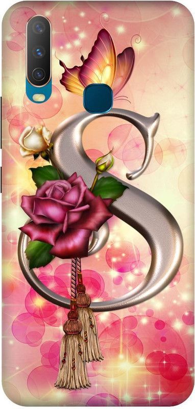 Zaplab Back Cover for Vivo Y17, 1902, S, Red Rose Printed  (Multicolor, Hard Case, Pack of: 1)