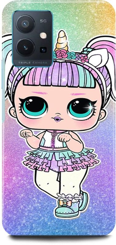 JUGGA Back Cover for OPPO K10, CPH2373, UNICORN, LOL, DOLL, TEDDY  (Multicolor, Hard Case, Pack of: 1)