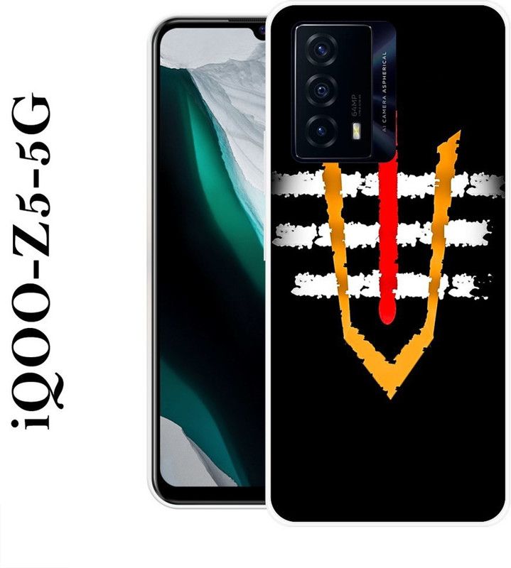 BAGRA Back Cover for IQOO Z5 5G  (Black, Grip Case, Silicon)