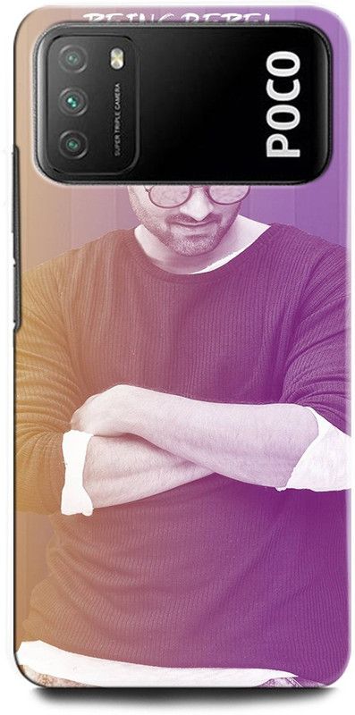 ORBIQE Back Cover for POCO M3 MZB082QIN PRABHAS, BAAHUBALI, SOUTHHERO, TELUGUSTAR  (Multicolor, Hard Case, Pack of: 1)