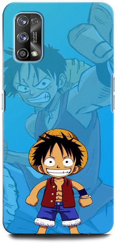 INTELLIZE Back Cover for Realme 7 Pro RMX2170 LUFFY ONE PIECE, LUFFY, ANIME, MONKEY D LUFFY, CARTOON  (Multicolor, Hard Case, Pack of: 1)