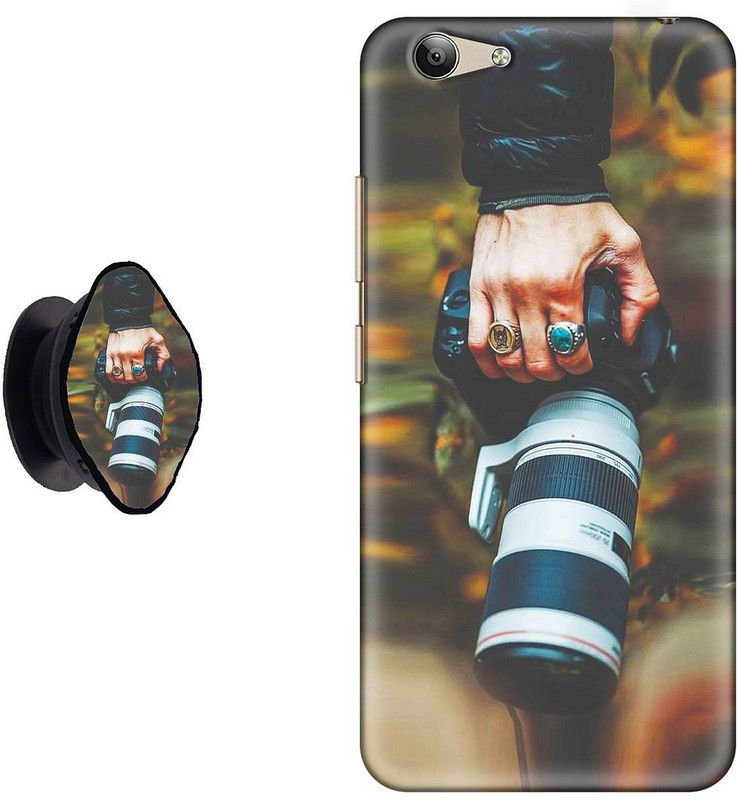 My Swag Back Cover for Vivo V5 Plus  (Multicolor, Cases with Holder, Pack of: 2)