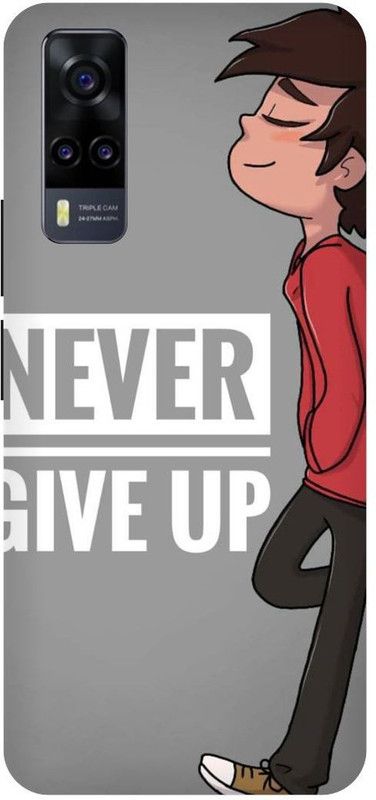 THE NARAYANA COLLECTIONS Back Cover for VIVO Y53s- V2111A-MOH,MAYA,SE,DOOR,FUNNY,QUATES  (Multicolor, Hard Case, Pack of: 1)