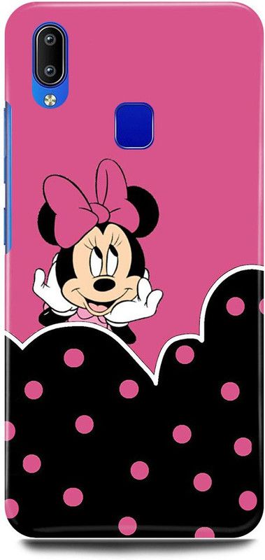 JUGGA Back Cover for Vivo Y95, 1807, MICKEY,MICKEY MOUSE,ART, CARTOON, TEDDY,DOLL  (Pink, Hard Case, Pack of: 1)