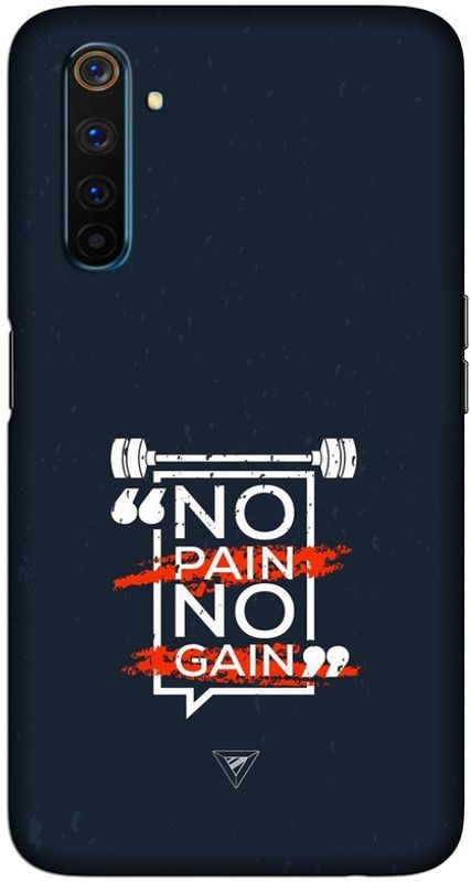 CROKIAN Back Cover for Realme 6 Pro Gym motivation Back Cover  (Multicolor, Hard Case, Pack of: 1)