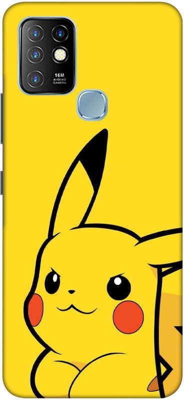 A1 Prints Back Cover for Infinix Hot 10  (Yellow, Hard Case, Pack of: 1)