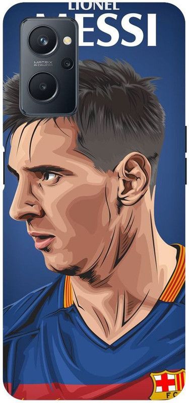 PICHKU Back Cover for REALME 9I-RMX3491-LIONEL,MESSI,ARGENTINA,CUP,10,LIONE,FOOTBALL,BARCELONA,JERSEY,SPORTS  (Blue, Hard Case, Pack of: 1)