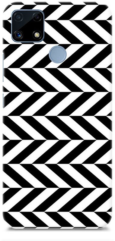 Mast Kalandar Back Cover for realme C25s  (White, Black, Hard Case)