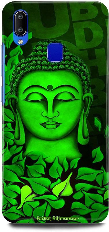 JUGGA Back Cover for Vivo Y93, 1814, GAUTAM, BUDDHA, GOD, GREEN, NAMO, BUDDHAY  (Green, Hard Case, Pack of: 1)