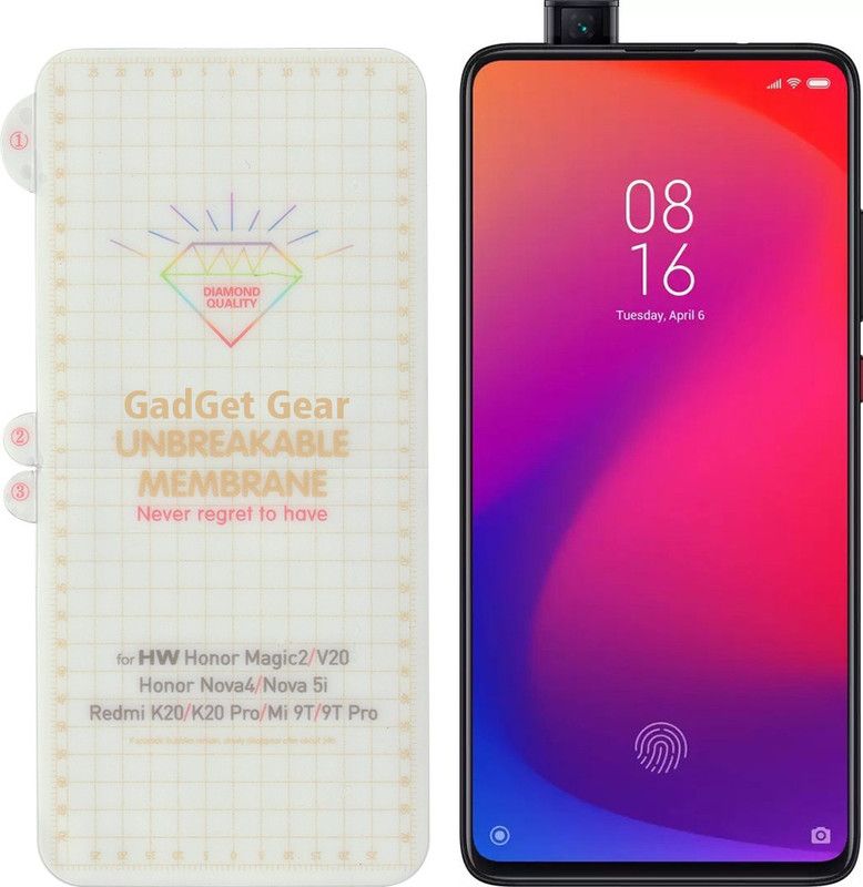 Gadget Gear Screen Guard for Redmi K20 (Clear)  (Pack of 1)