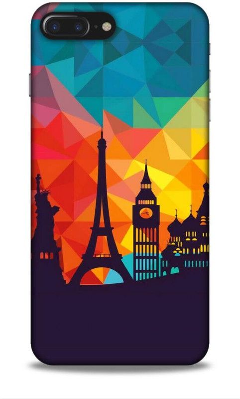 Lucent Crafts Back Cover for Apple iPhone 8 Plus  (Multicolor, 3D Case, Pack of: 1)