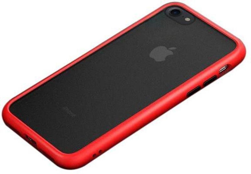 Vaku Luxos Back Cover for Apple iPhone 7 / iPhone 8 Translucent Matte Cover Anti-Drop Protection Frosted Case  (Red, Shock Proof, Pack of: 1)
