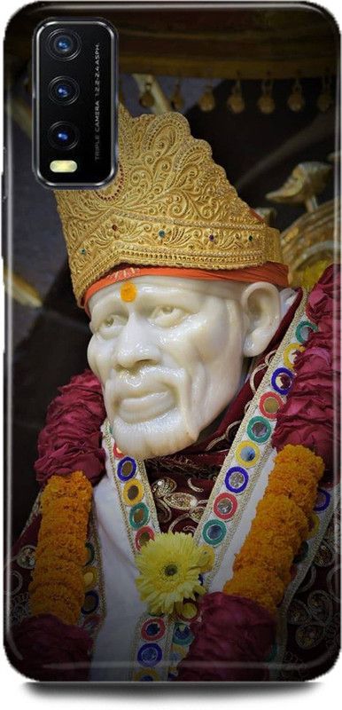 FUGGA Back Cover for Vivo Y20i, V2027, SAI, BABA, SAI, NATH, SHIRDI, KE, SAI, BABA, GURU  (Multicolor, Hard Case, Pack of: 1)