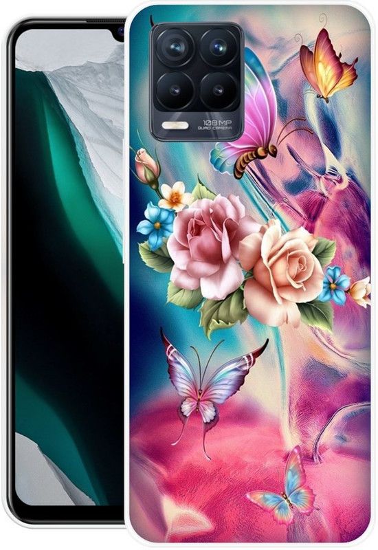 Krtagy Back Cover for Realme 8 Pro  (Multicolor, Dual Protection, Silicon, Pack of: 1)
