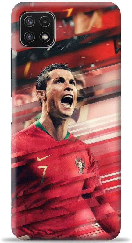 Crafter Back Cover for Samsung Galaxy A22 5G  (Red, Shock Proof, Pack of: 1)