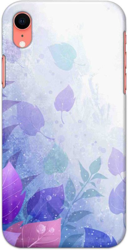 NDCOM Back Cover for iPhone XR Leafs Printed  (Multicolor, Hard Case, Pack of: 1)