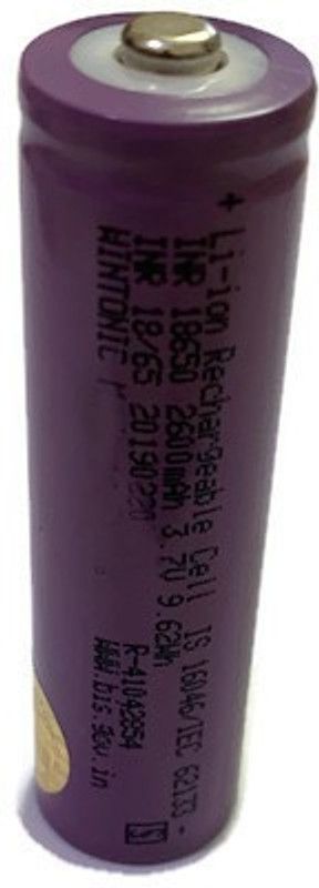 HUMSER 3.7V Lithium Ion 2600Mah 18650 Rechargeable With Tip Battery  (Pack of -1)