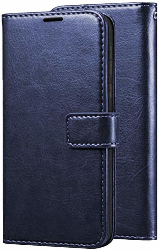 Frazil Flip Cover for Xiaomi Mi A3  (Blue, Cases with Holder, Pack of: 1)