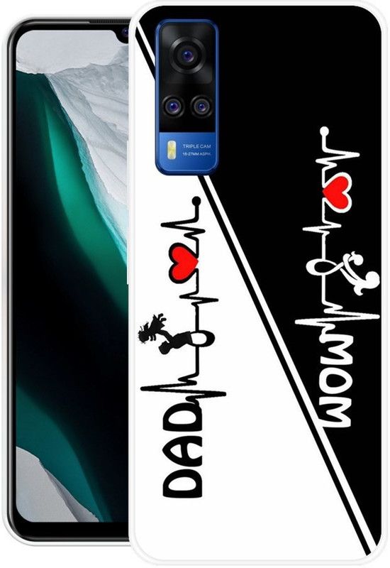 Printcase Back Cover for Vivo Y51A, Vivo Y51 2020  (Multicolor, Dual Protection, Silicon, Pack of: 1)