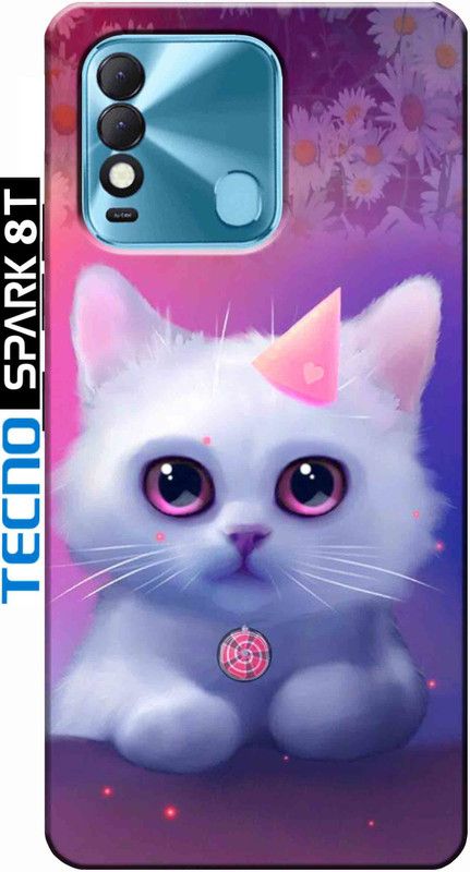 Burdak Back Cover for Tecno Spark 8T 2857  (Multicolor, Dual Protection, Silicon, Pack of: 1)