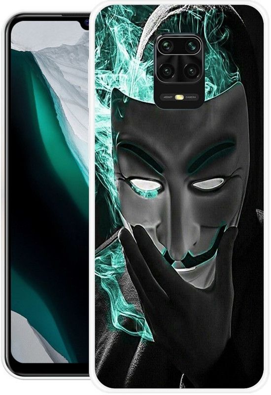 BLUEZAP Back Cover for Redmi Note 9 Pro, Redmi Note 9 Pro Max  (Grey, Blue, Grip Case, Silicon, Pack of: 1)