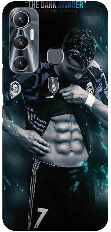 PICHKU Back Cover for INFINIX HOT 11- X662-CRISTIANO,RONALDO,FOOTBALL,PLAYER,SPORTS,CR7,JERSEY,CUP,07  (Blue, Hard Case, Pack of: 1)