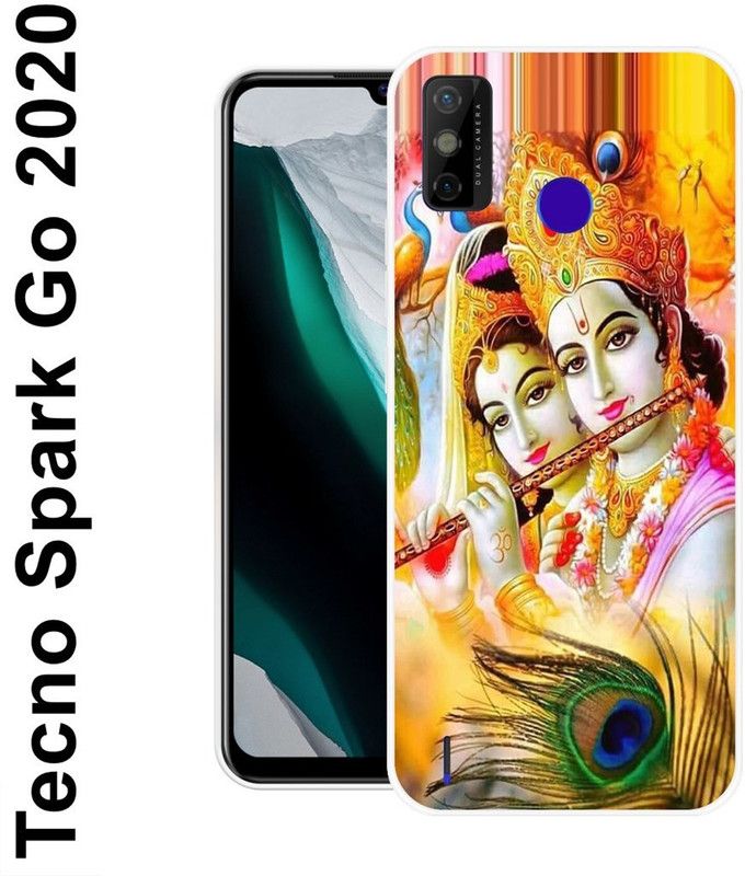 INDIALAND Back Cover for Tecno Spark Go 2020, Tecno Spark 6 Go, Tecno Spark Go 2021  (Multicolor, Silicon)