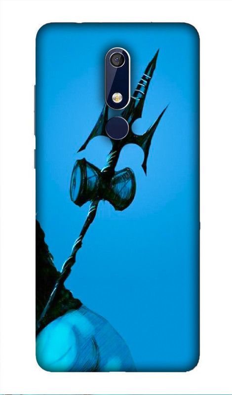 Faybey Back Cover for Nokia 5.1  (Multicolor, Hard Case, Pack of: 1)