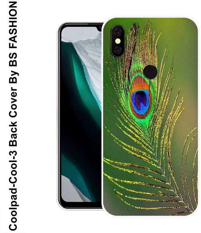 BSRAJ Back Cover for Coolpad Cool 3  (Green, Silicon)