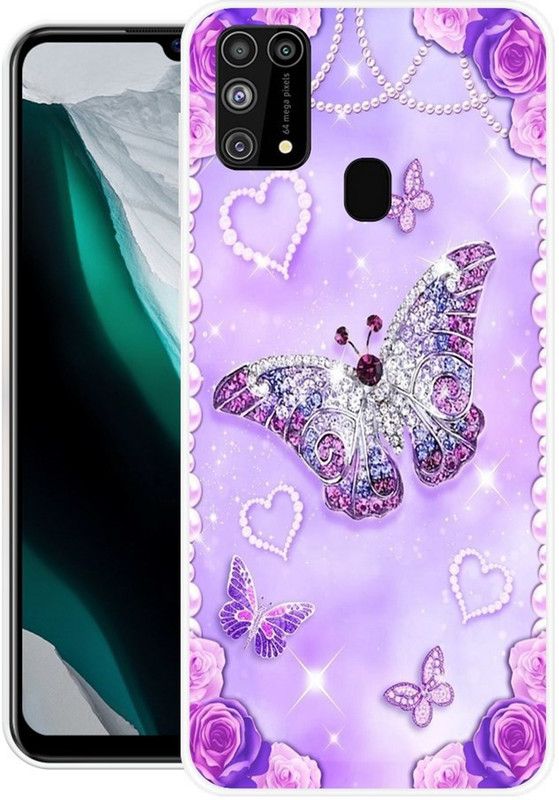 PINKZAP Back Cover for Samsung Galaxy M31 Prime  (Multicolor, Grip Case, Silicon, Pack of: 1)