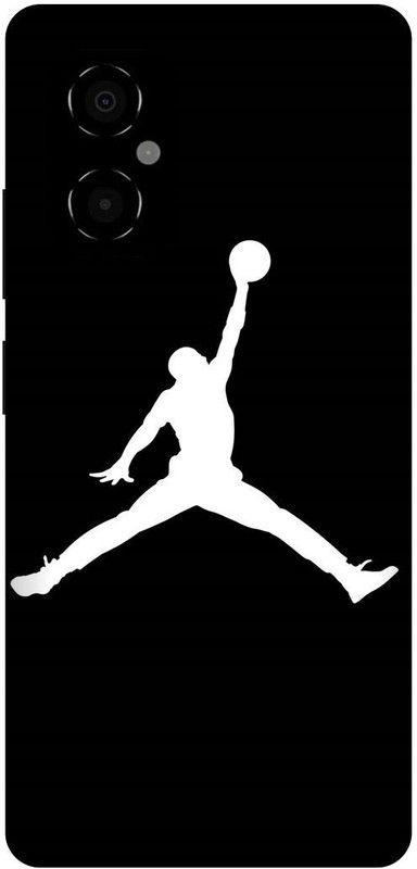 play fast Back Cover for POCO M4 5G, MZB0BRWIN, JORDAN, SIGN, LOGO, DESIGN  (Black, Hard Case, Pack of: 1)