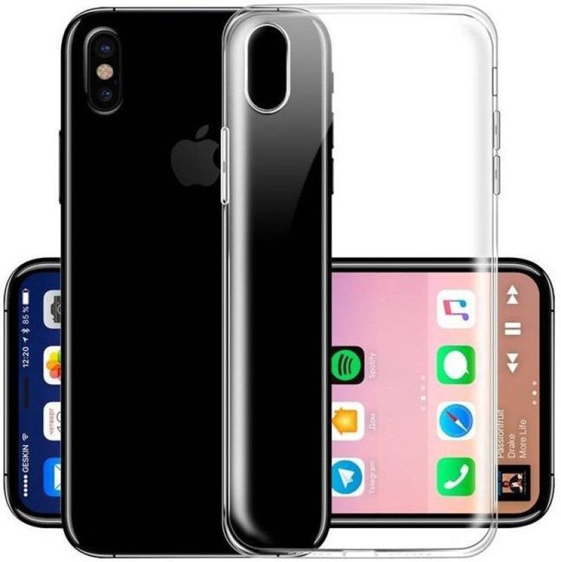 CELLCAMPUS Back Cover for Apple iPhone X  (Transparent, Pack of: 1)