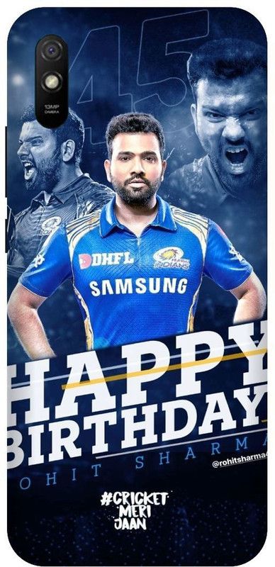 PHONE WALEY.COM Back Cover for Redmi 9A, M2006C3LI, Kohli,MS Dhoni,rohit sharma , Printed  (Blue, Hard Case, Pack of: 1)