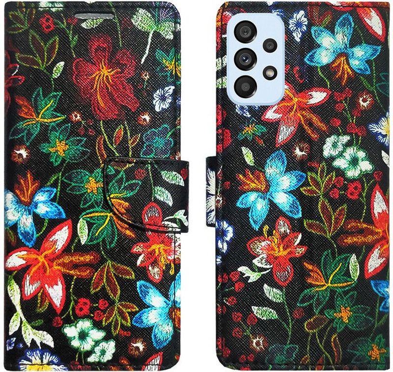 AD Enterprises Flip Cover for Samsung Galaxy A33 5G  (Black, Magnetic Case, Pack of: 1)