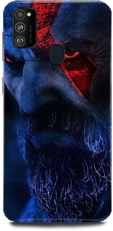 MP ARIES MOBILE COVER Back Cover for SAMSUNG Galaxy M30S, God of War Game Xbox Playstation Bodybuilder Chains Fire Games God Man  (Multicolor, Hard Case, Pack of: 1)