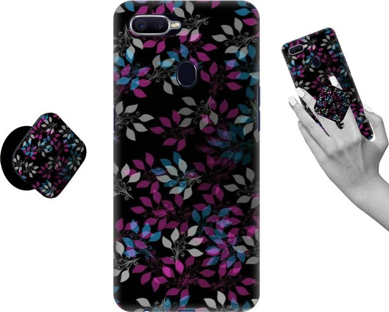 iCopertina Back Cover for Oppo A12  (Multicolor, Cases with Holder, Pack of: 1)