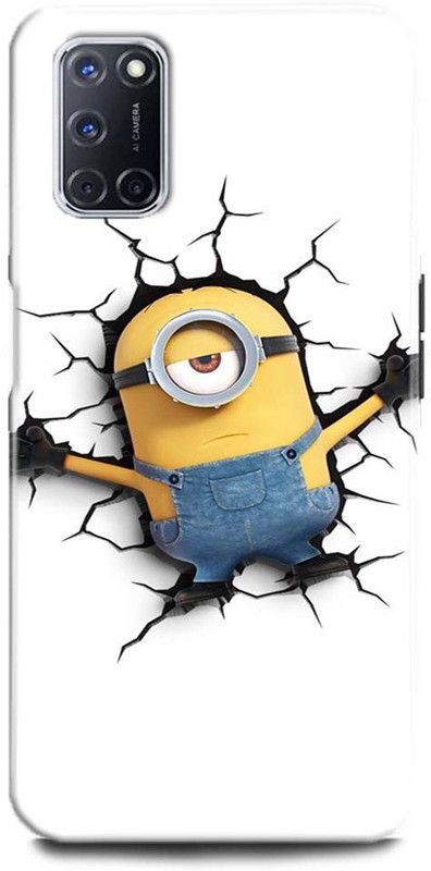 MP ARIES MOBILE COVER Back Cover for Samsung Galaxy A51 MINIONS, FUNNY MINIONS, COMIC, CARTOON PRINTED  (Multicolor, Hard Case, Pack of: 1)