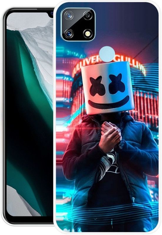 MUSKAY Back Cover for Realme C25s  (Multicolor, Grip Case, Silicon, Pack of: 1)
