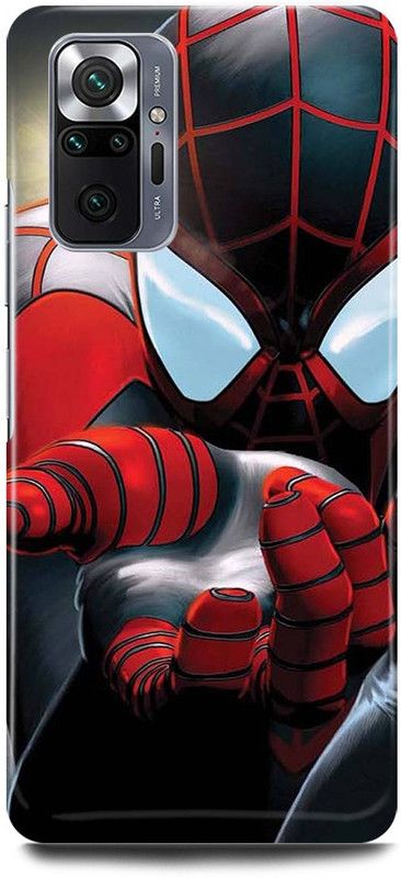 MP ARIES MOBILE COVER Back Cover for REDMI Note 10 Pro Max, SPIDERMAN LOGO THE AMAZING SPIDERMAN MARVAL SUPERHERO TRAP SPIDER  (Multicolor, Hard Case, Pack of: 1)