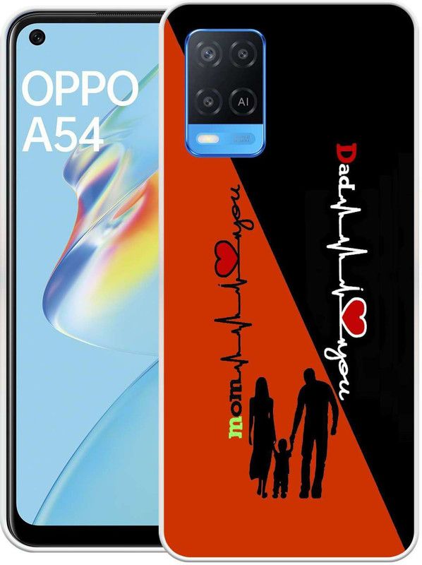 RJ14 (Online) Back Cover for OPPO A54  (Multicolor, Grip Case, Silicon, Pack of: 1)