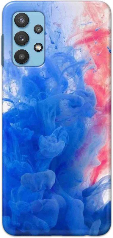 NDCOM Back Cover for Samsung Galaxy M32 5G  (Blue, Orange, Hard Case, Pack of: 1)