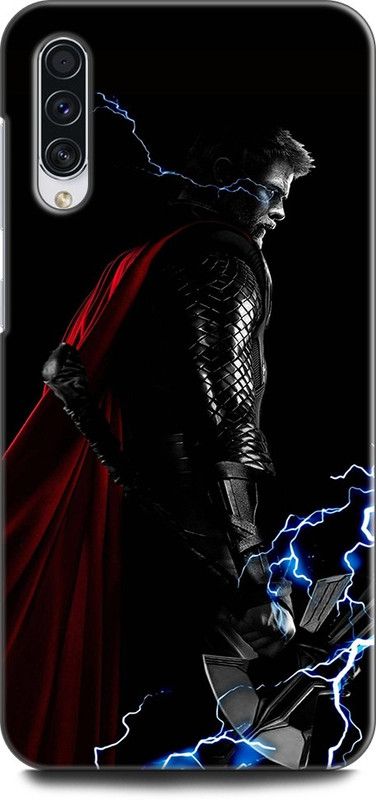 Afterglow Back Cover for SAMSUNG Galaxy A50s THOR HAMMER, THOR, LIGHTNING, ROCK, MIONE, AVENGER  (Multicolor, Shock Proof, Pack of: 1)