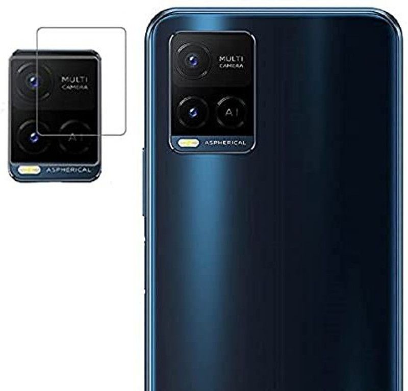 Transparent Back Camera Lens Glass Protector for Aii Vivo Y21  (Pack of: 2)