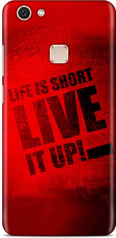 Sankee Back Cover for VIVO V7 Plus  (Red, Hard Case)