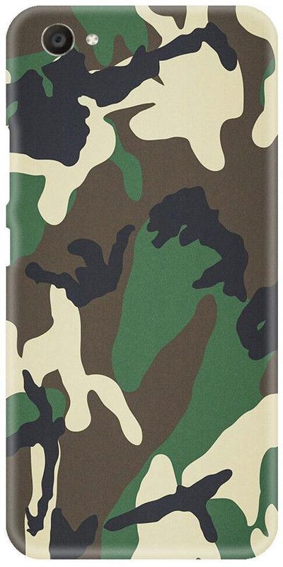 Smutty Back Cover for Vivo Y53i, VIVO Y53, Vivo 1606 - Camouflage Print  (Multicolor, Hard Case, Pack of: 1)